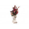 Decorative flower pot David bust, grey colour, 32.2x27.7x41.8cm