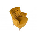Accent chair Rockfort, golden, 53x70x74.5cm, seat height 44cm