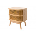 Bedside table Nona, ash wood veneer, 42x30x50cm