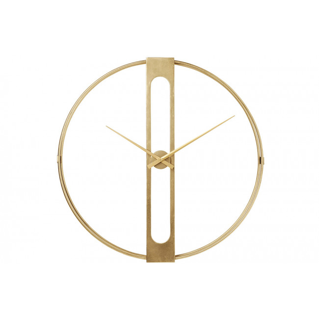 Wall clock Clip, golden, D107cm