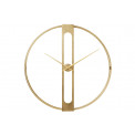 Wall clock Clip, golden, D107cm