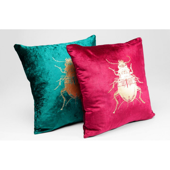 Decorative cushion Bug Purple, red colour, 45x45cm