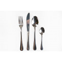 Cutlery set Munich, silver colour, shiny, for 6 pers. (24 pcs)
