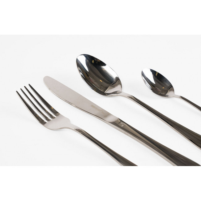 Cutlery set Munich, silver colour, shiny, for 6 pers. (24 pcs)