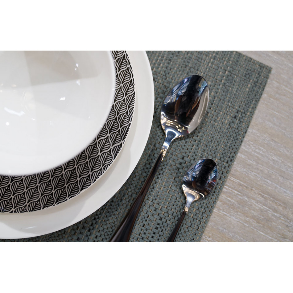 Cutlery set Munich, silver colour, shiny, for 6 pers. (24 pcs)