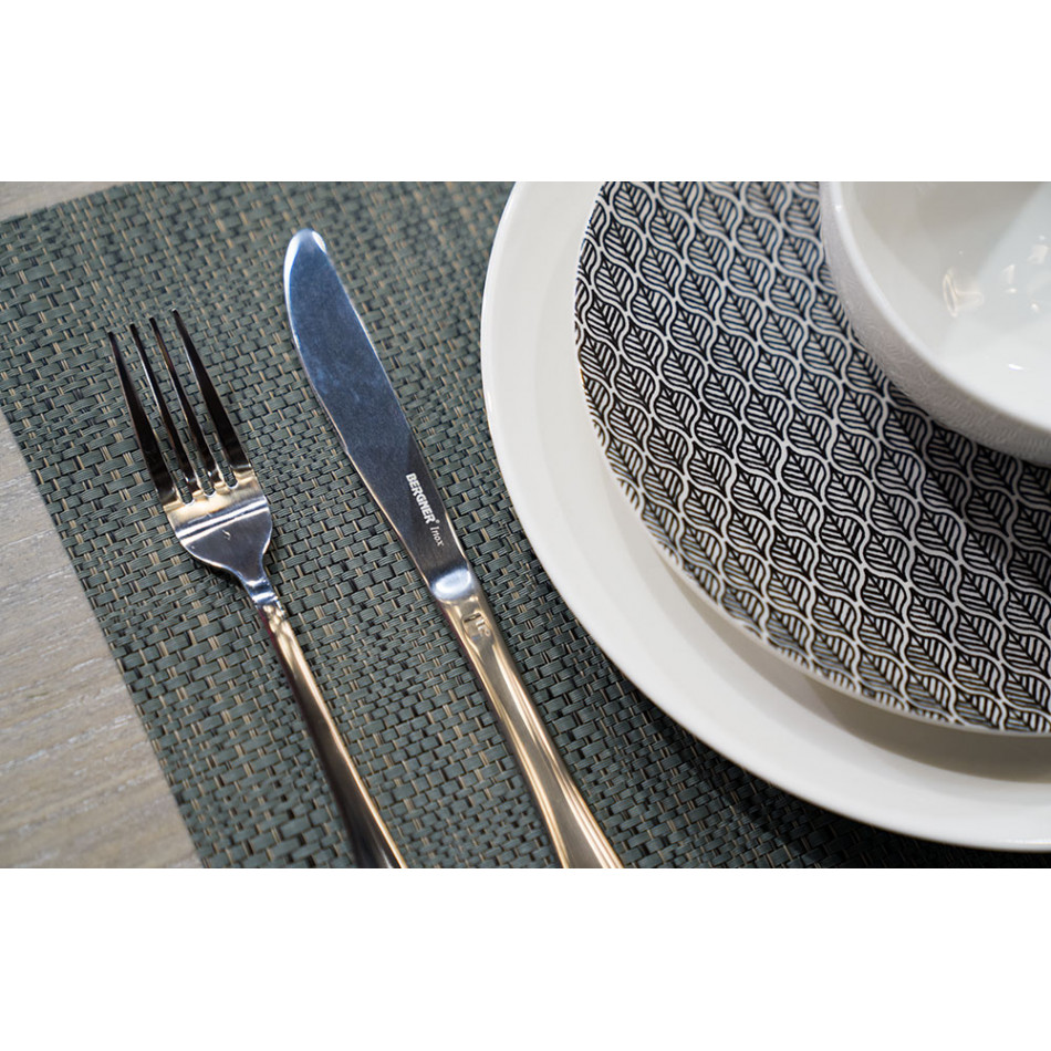 Cutlery set Munich, silver colour, shiny, for 6 pers. (24 pcs)