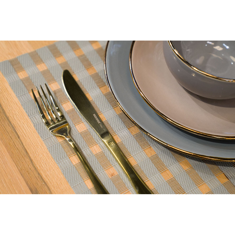 Cutlery set Munich, champagne colour, for 6 pers. (24 pcs)
