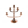 Candle stand Veiko, copper color, H37cm