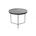 Coffee table Soliera M, D60cm, H50cm, metal/glass