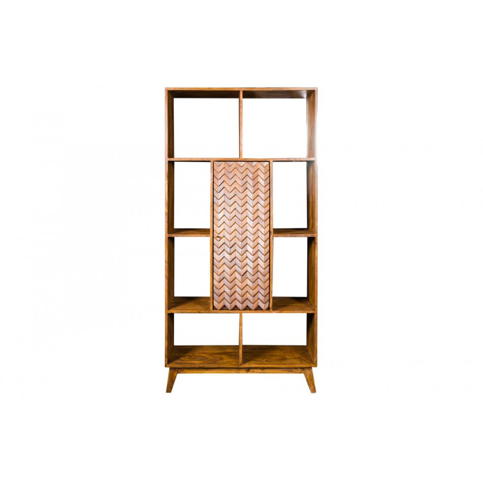 Bookcase Satara, Sheesham  wood, 90x35x180cm