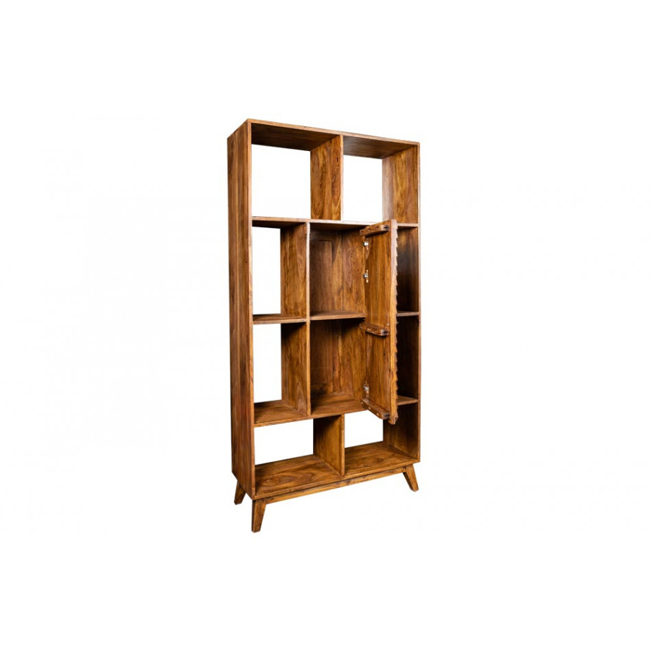 Bookcase Satara, Sheesham  wood, 90x35x180cm