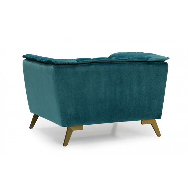 Club chair Hamond, green colour, 114x88x70cm, seat height 44cm
