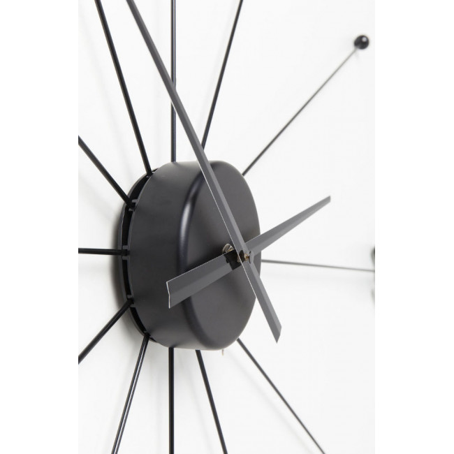 Wall clock Like Umbrella Black, Ø-100cm