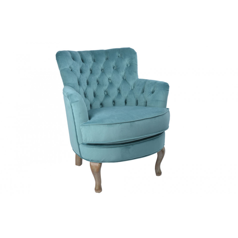 Accent chair Rockfort, peppermint green, 53x70x74.5cm, seat height 44cm