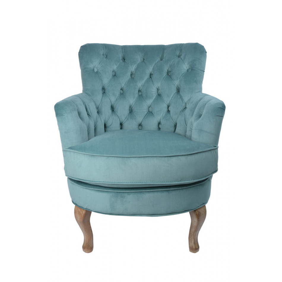 Accent chair Rockfort, peppermint green, 53x70x74.5cm, seat height 44cm