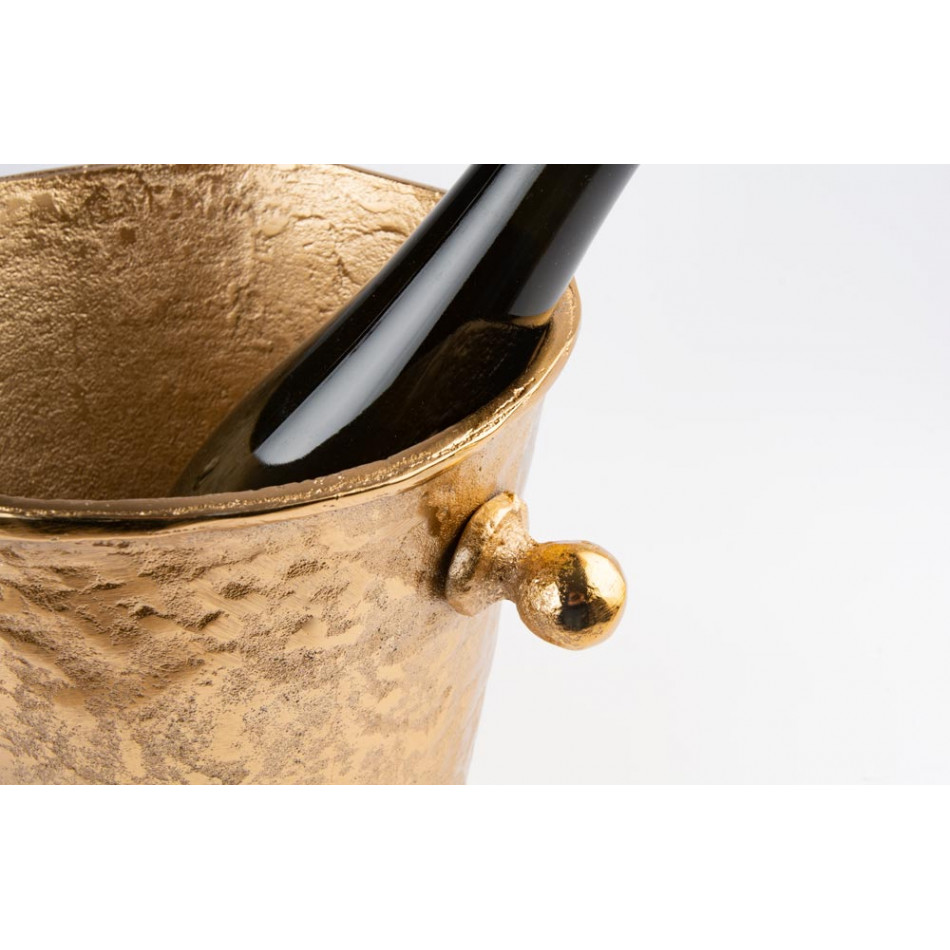 Oхладитель вина, золотого цвета, H22.5cm, D28.5cm