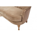 Accent Sofa Rockfort, beige, 117x71x76cm, seat height 43cm