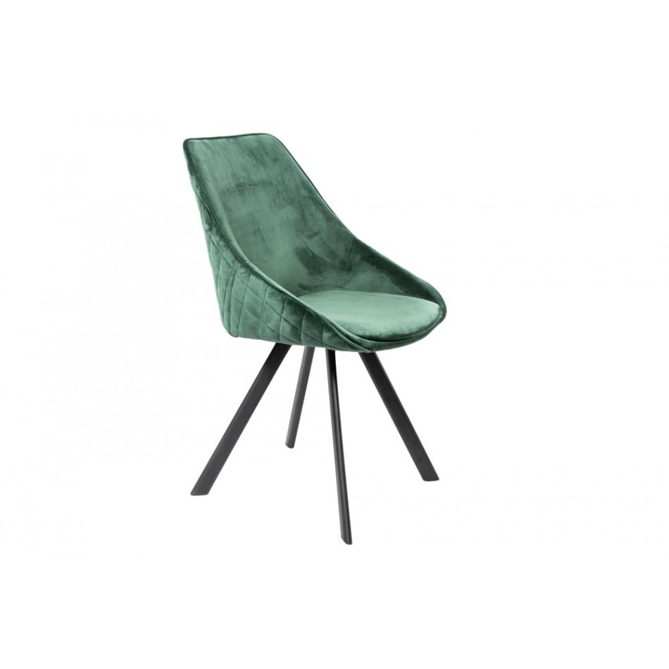 Chair Selvins, green, 50x61x83cm,seat height 45cm