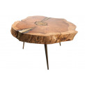 Table Ashley, wooden top, 76x91x46cm