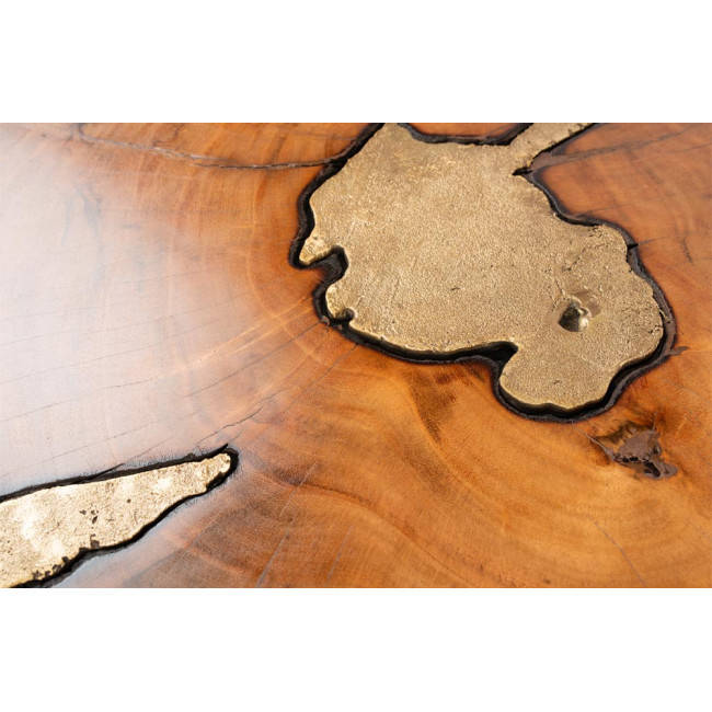 Table Ashley, wooden top, 76x91x46cm