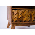 Bedside table Satara,  Sheesham wood, 45x35x45cm