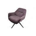Chair Sabugo, swivel, taupe, 78x75x78cm, seat height 47cm