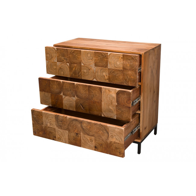 Unit Saronno, acacia wood, 77x40x77cm