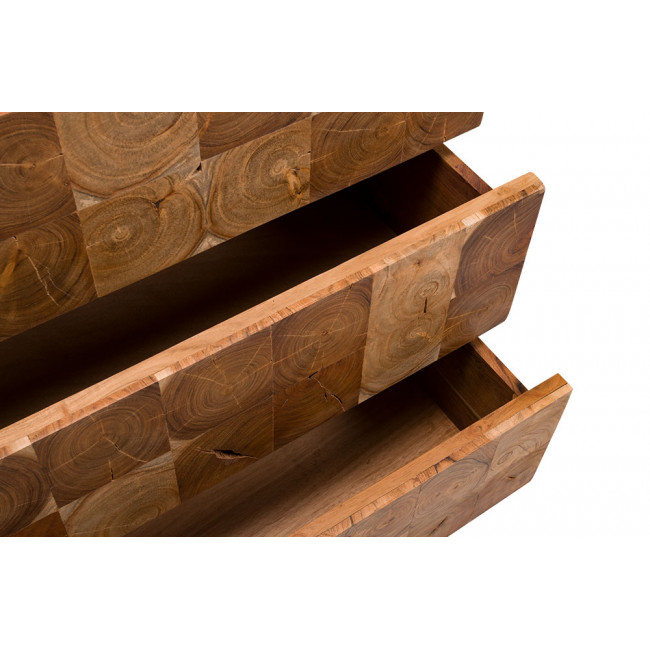 Unit Saronno, acacia wood, 77x40x77cm