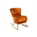 Rocking chair Amadeus, fox, H97x76x103cm, seat height 42cm