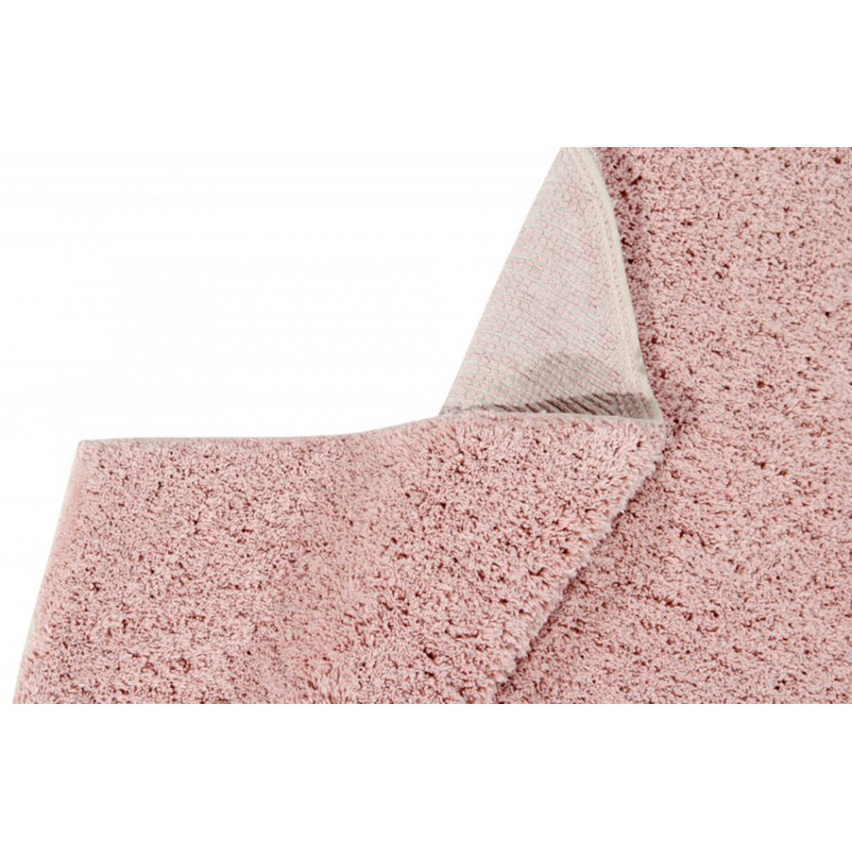 Kids area rug Puffy Love, pink, washable, 160x180cm