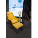 Lounge chair Albano H98x90x65cm with ottoman H45x54x44cm