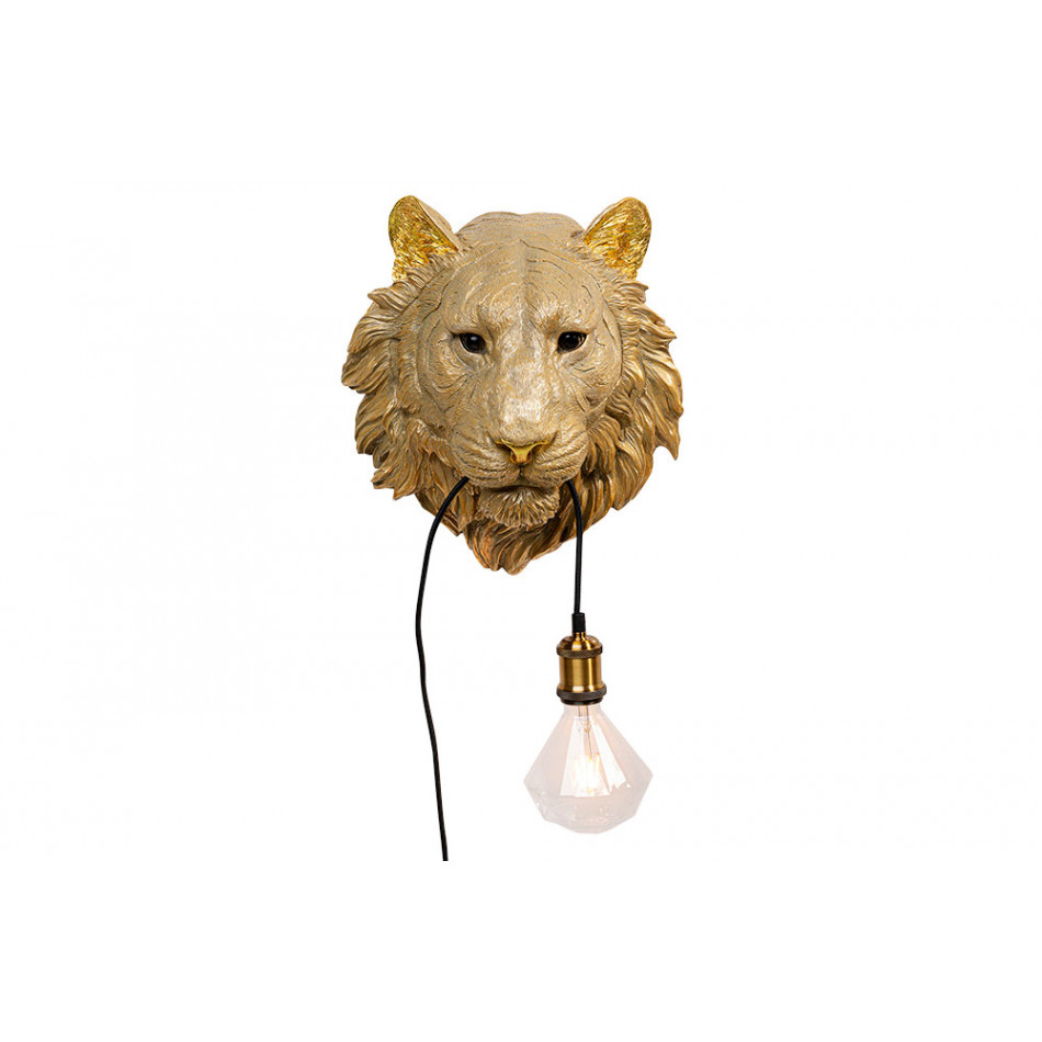 Wall lamp Tiger head, 33.5x31.5x24cm,230V50/60Hz,LE