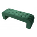 Bench Damerry, dark green 128x39x42cm