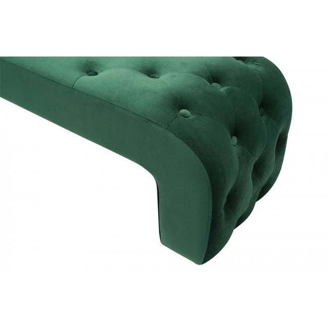 Bench Damerry, dark green 128x39x42cm