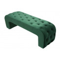 Bench Damerry, dark green 128x39x42cm