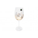 Red wine glass Sola gold,  H24 D8.0cm, 350ml