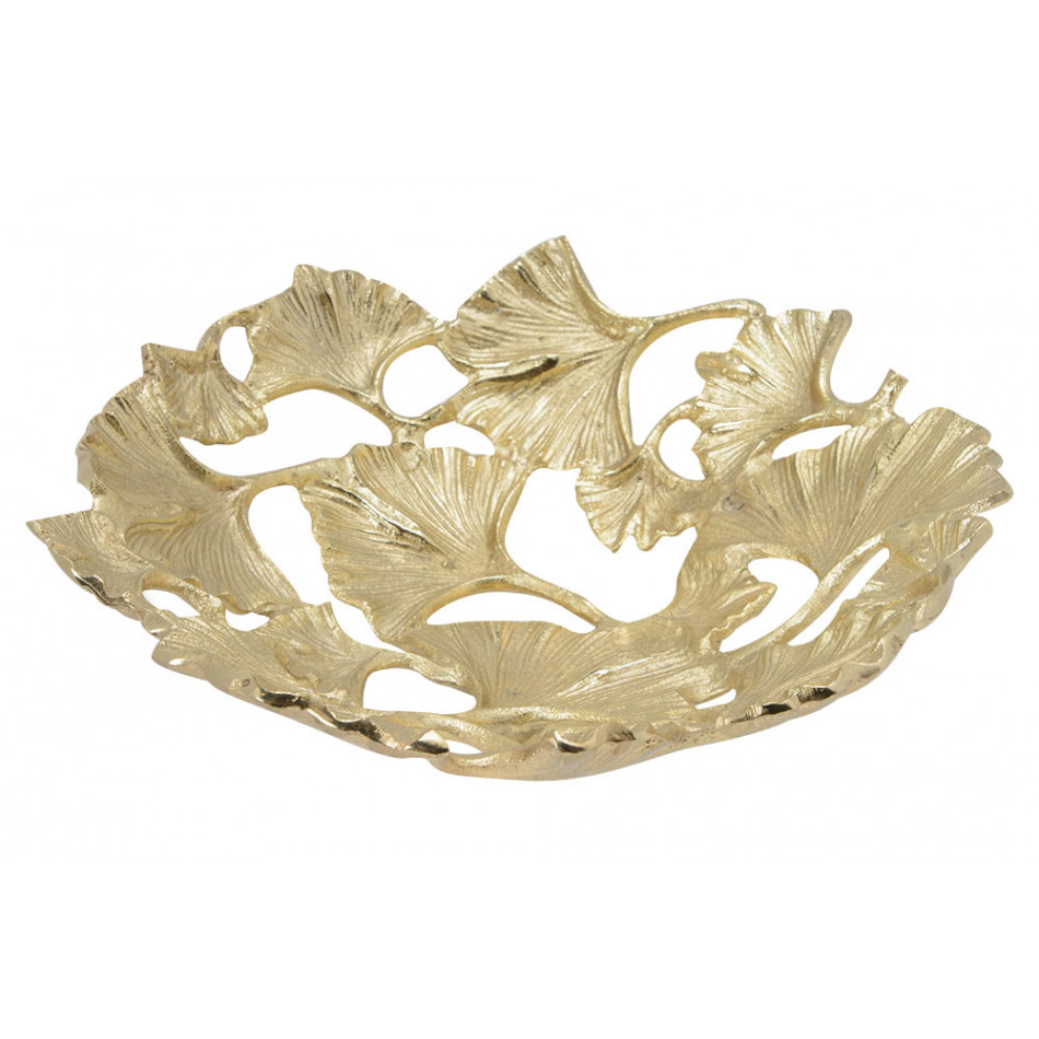 Decorative bowl Baterno,  gold, 29cm