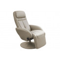 Lounge chair Hatima, cappuccino, 77x80xH101cm
