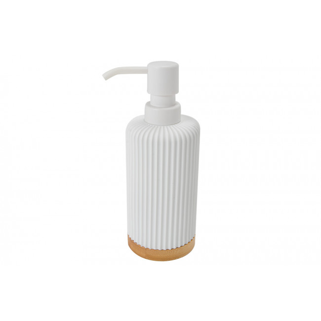 Soap dispenser Modern, white, H18.5cm D7cm
