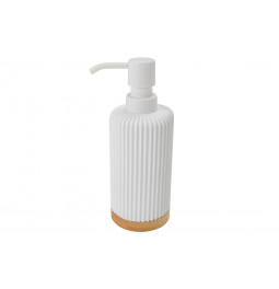 Soap dispenser Modern, white, H18.5cm D7cm