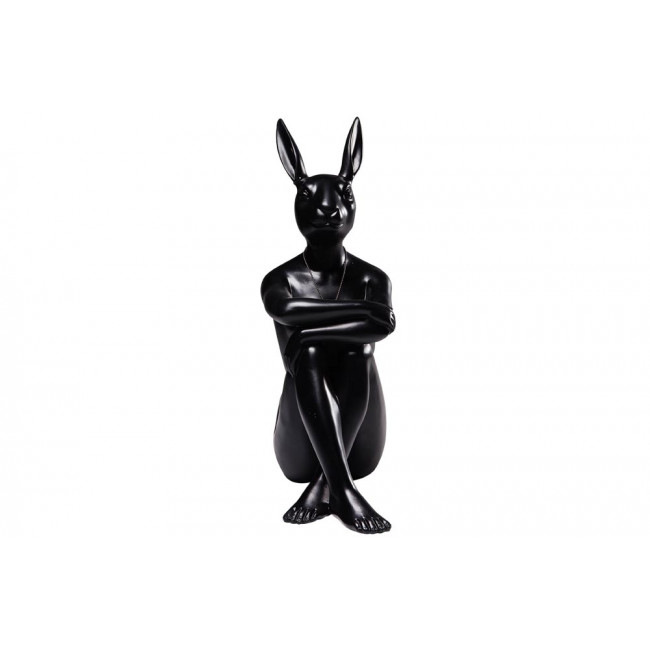Deco Figurine Gangster Rabbit Black, 39x26x15cm 