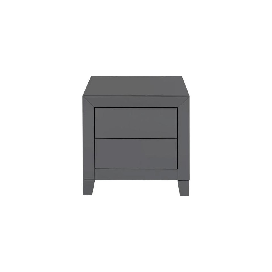 Dresser Luxury Push 2 drawers, grey, 50x49x41cm
