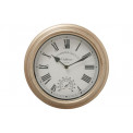 Wall clock Westminster, antique golden, 30cm