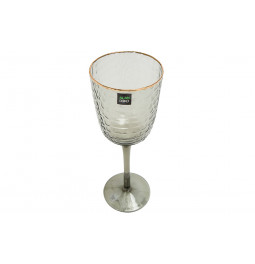 Red wine glass Stella grey, H22cm D8.5cm, 350ml