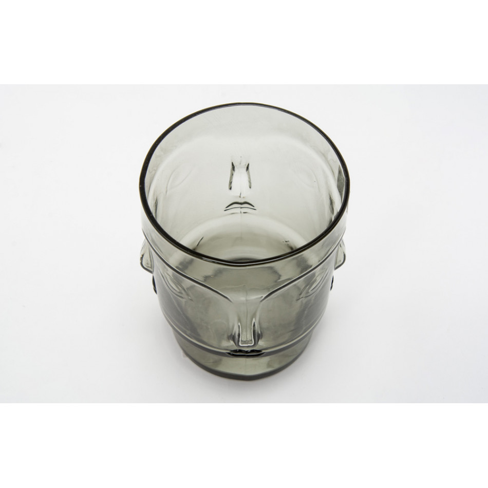 Tumbler glass Summer grey, H11, D8cm, 400ml