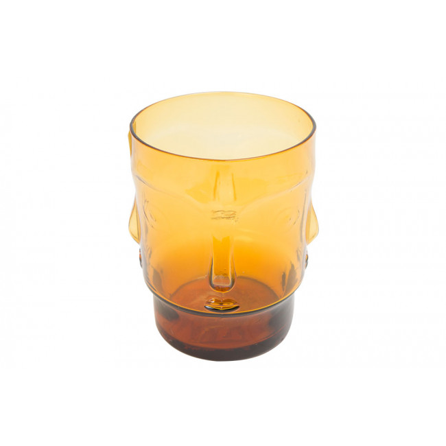 Tumbler glass Summer amber, H11, D8cm, 400ml
