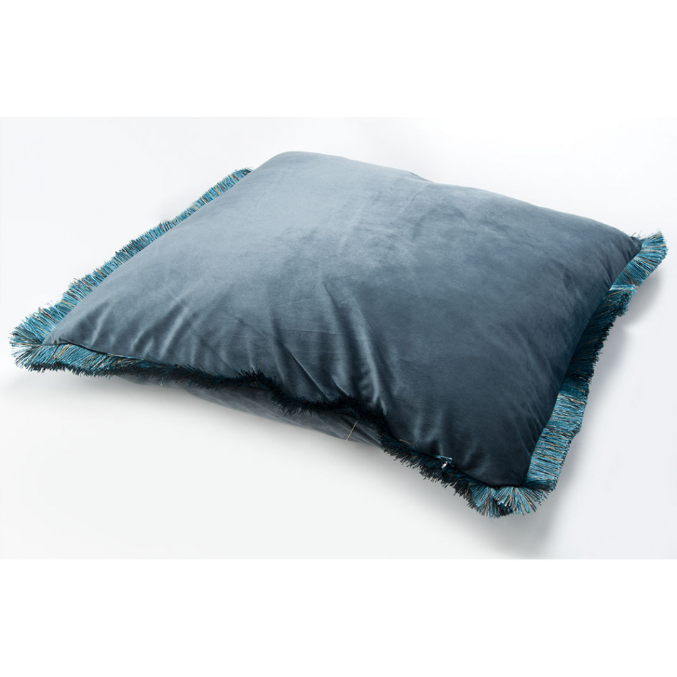 Pillow Seaburg, blue, velvet, 60x60cm