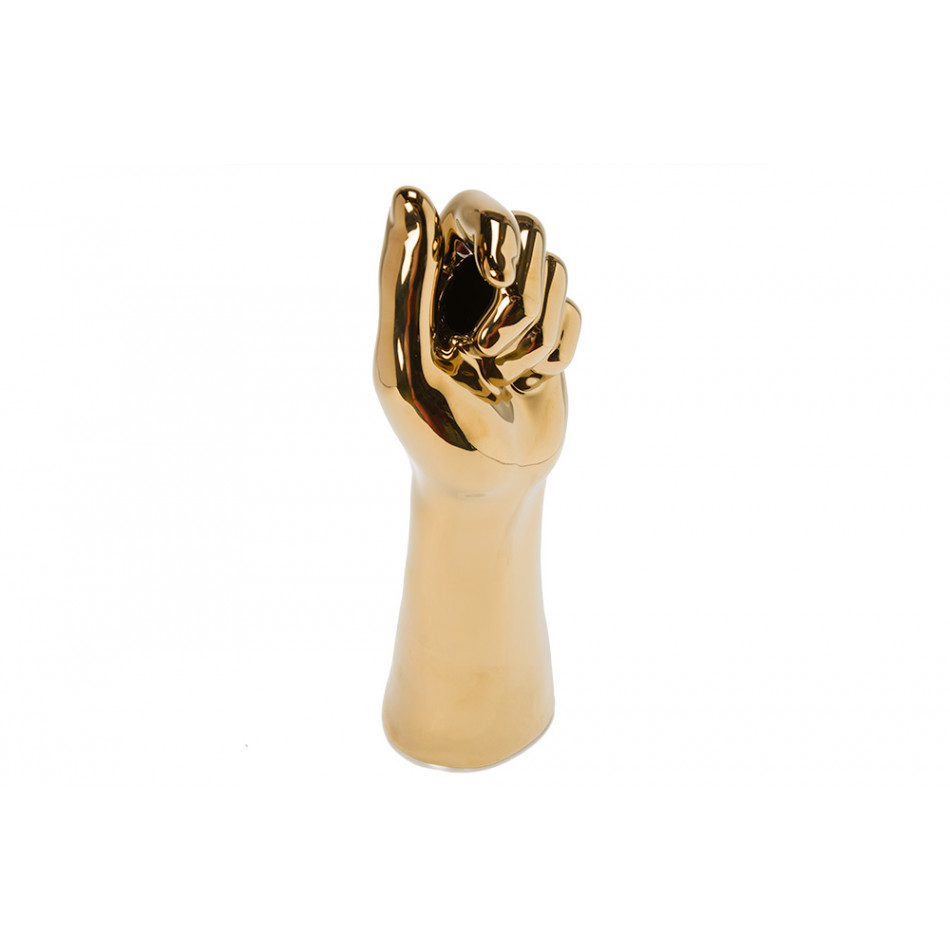 Decor Hand gold, 8x7x25.5cm
