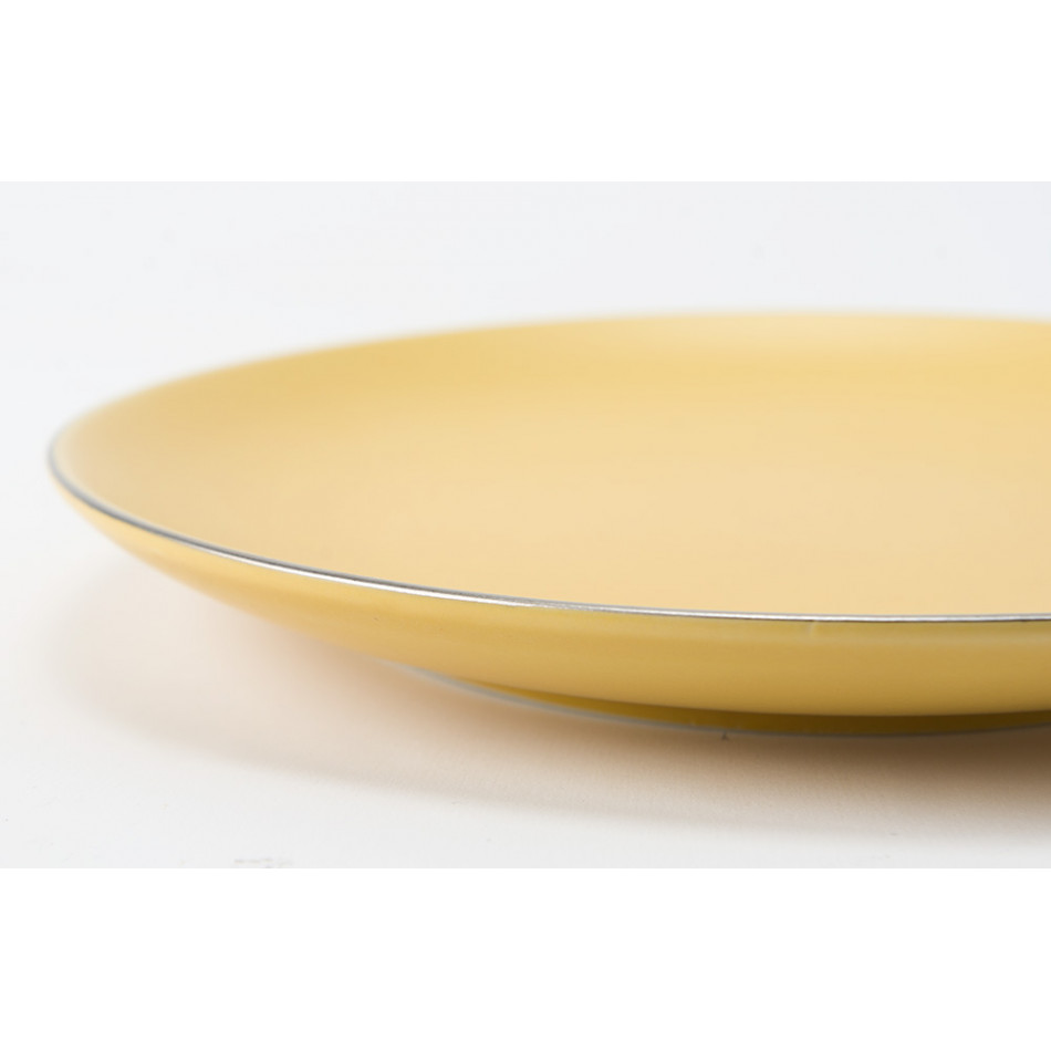 Plate Wally, mustard,17.8cm