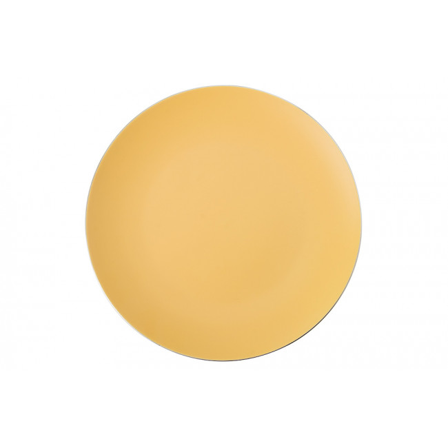 Plate Wally, mustard, 25.4cm